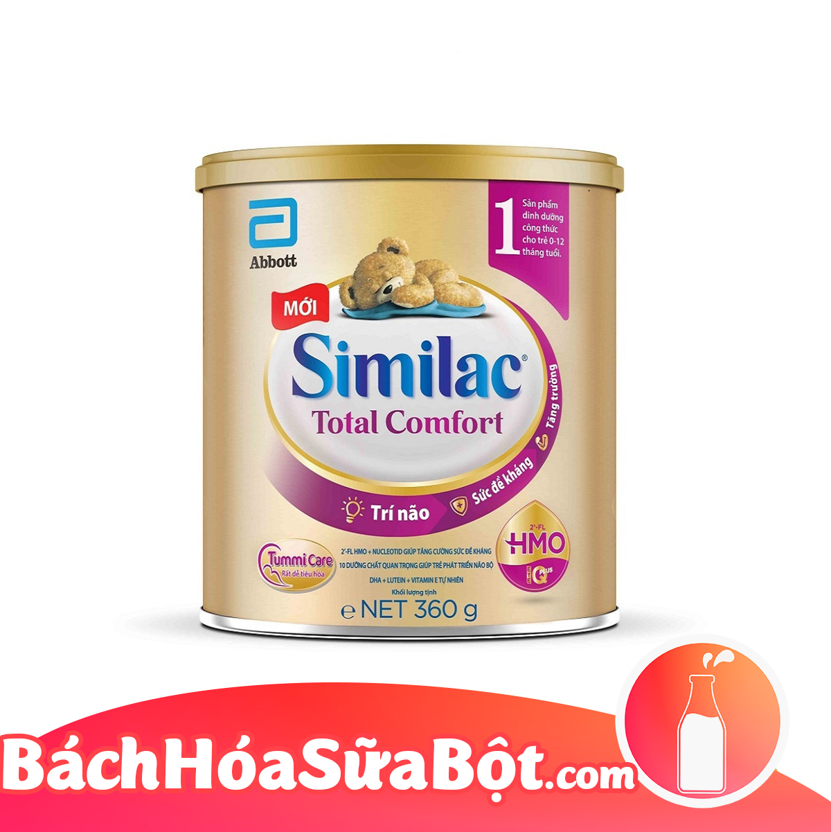 Sữa bột Similac Total Comfort 1 - 360g (Dành cho trẻ 0 - 12 tháng tuổi)