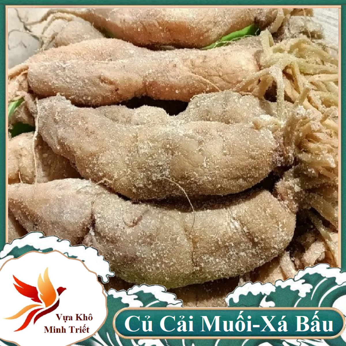 1 kg xá bấu giòn ngon- chay mặn đều dùng được-Vựa Khô Minh Triết