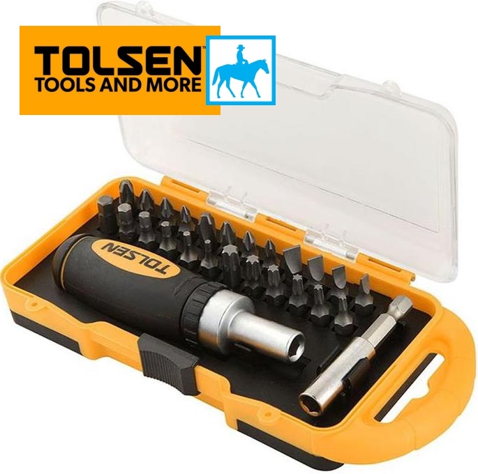 Bộ 26 đầu vít các loại đa năng bits set tolsen 20034