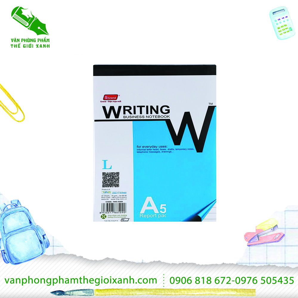 Vở xé grand a5 8509