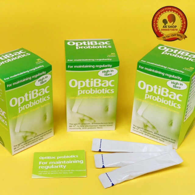 Men Vi Sinh Optibac Màu Xanh Lá Optibac Probiotics For Maintaining Regularity Hàng