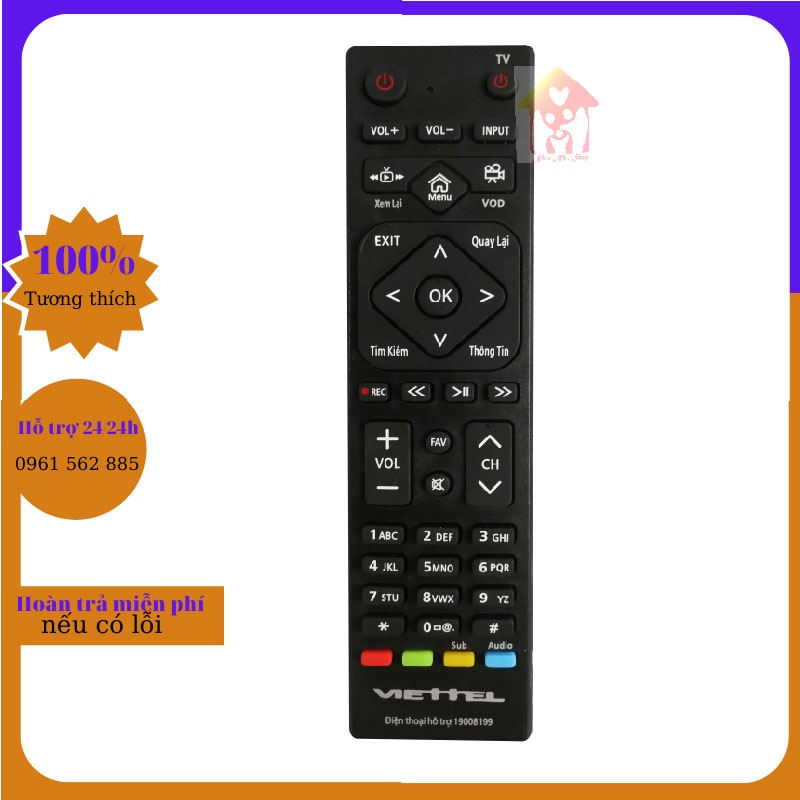 Điều khiển Tivi Viet-Remote tivi viet