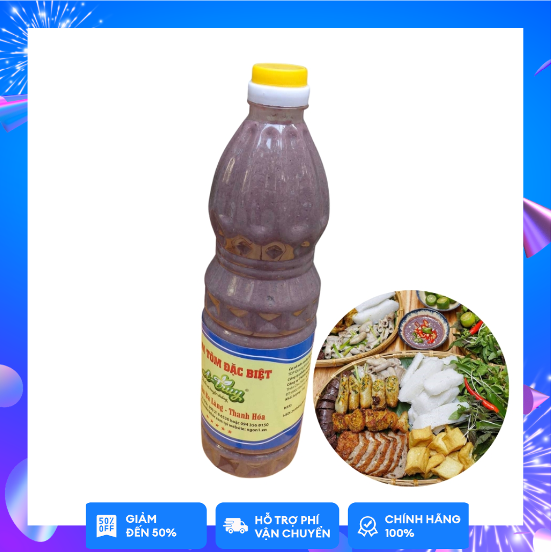 Mắm tôm đặc biệt A-Truy đặc sản Ba làng - Thanh Hóa chuẩn vị mắm tôm Bắc