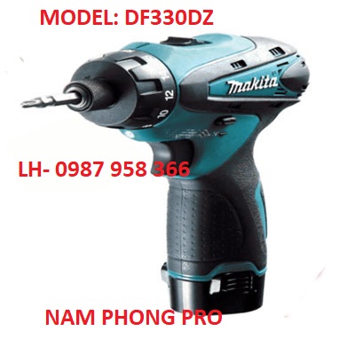 Máy khoan vặn vít dùng pin Makita DF330DZ