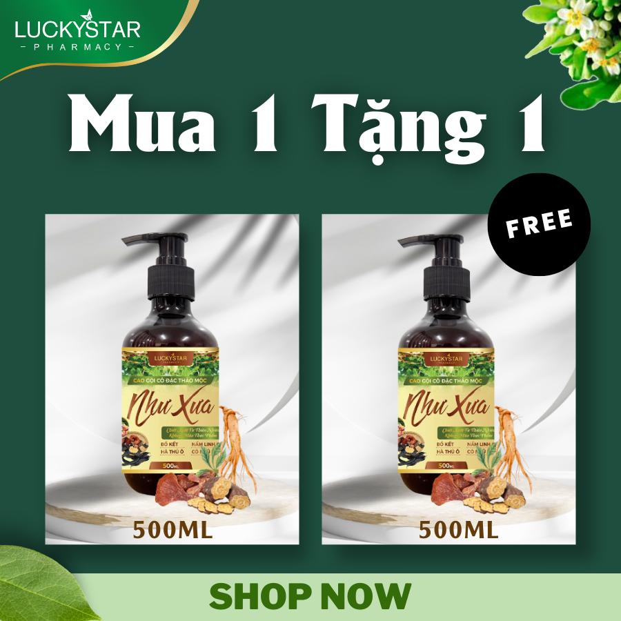Cao gội cô đặc thảo mộc như xưa lucky star