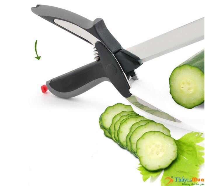 Dao/kéo đa năng 2 trong 1 clever cutter 2-in-1