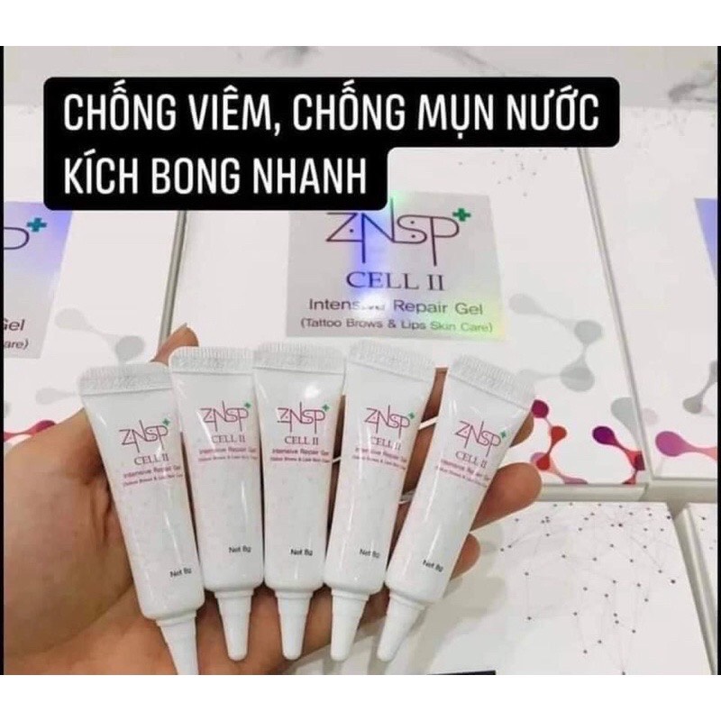 Tế bào gốc znsp dưỡng môi hàn quốc, dưỡng tái tạo, phục hồi môi sau xăm