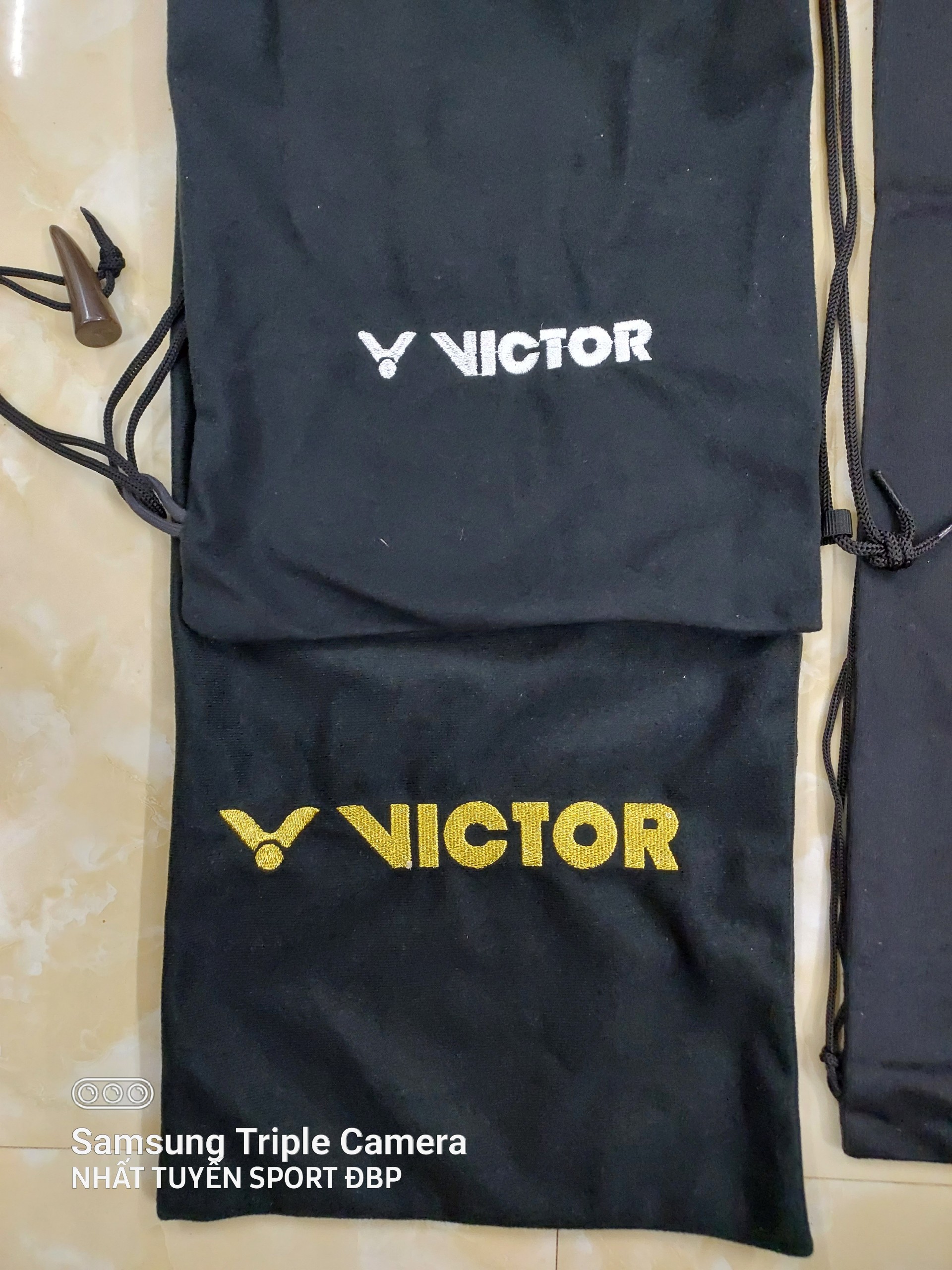 Drawstring bag, canvas bag Victor Ltd for badminton racket original