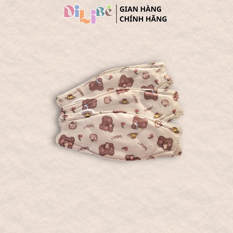 Khẩu trang gấu cho mẹ và bé - Dilli Bebe