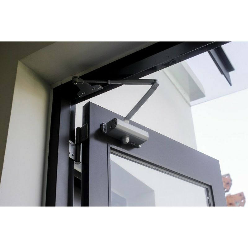 Tay co thủy lực tự động đóng cửa dừng 90 độ