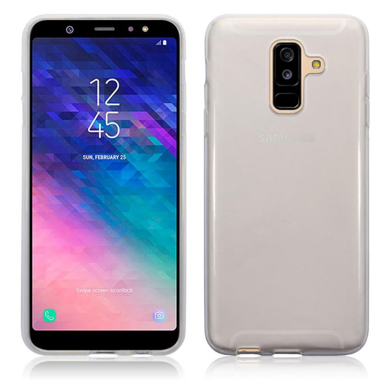 Ốp lưng samsung galaxy a6 - a6 plus 2018 silicon dẻo trong suốt siêu mỏng 0.5 mm