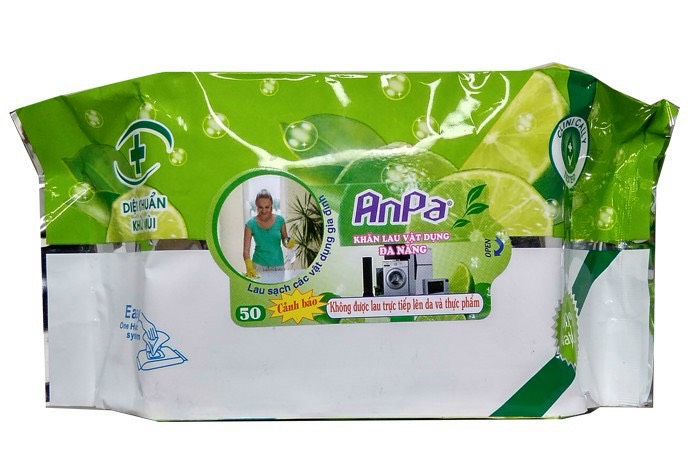 3 Bịch Khăn lau đa năng. Dùng lau bếp, lau sàn, lau vật dụng và tẩy các vết ố