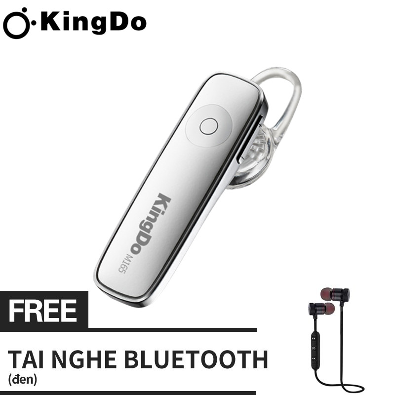 Tai nghe bluetooth không dây thời trang doanh nhân Kingdo M165, tai nghe bluetooth in-ear Tai nghe không dây V4.1 kèm loa Mic Talk 【tai nghe bluetooth từ tính miễn phí】