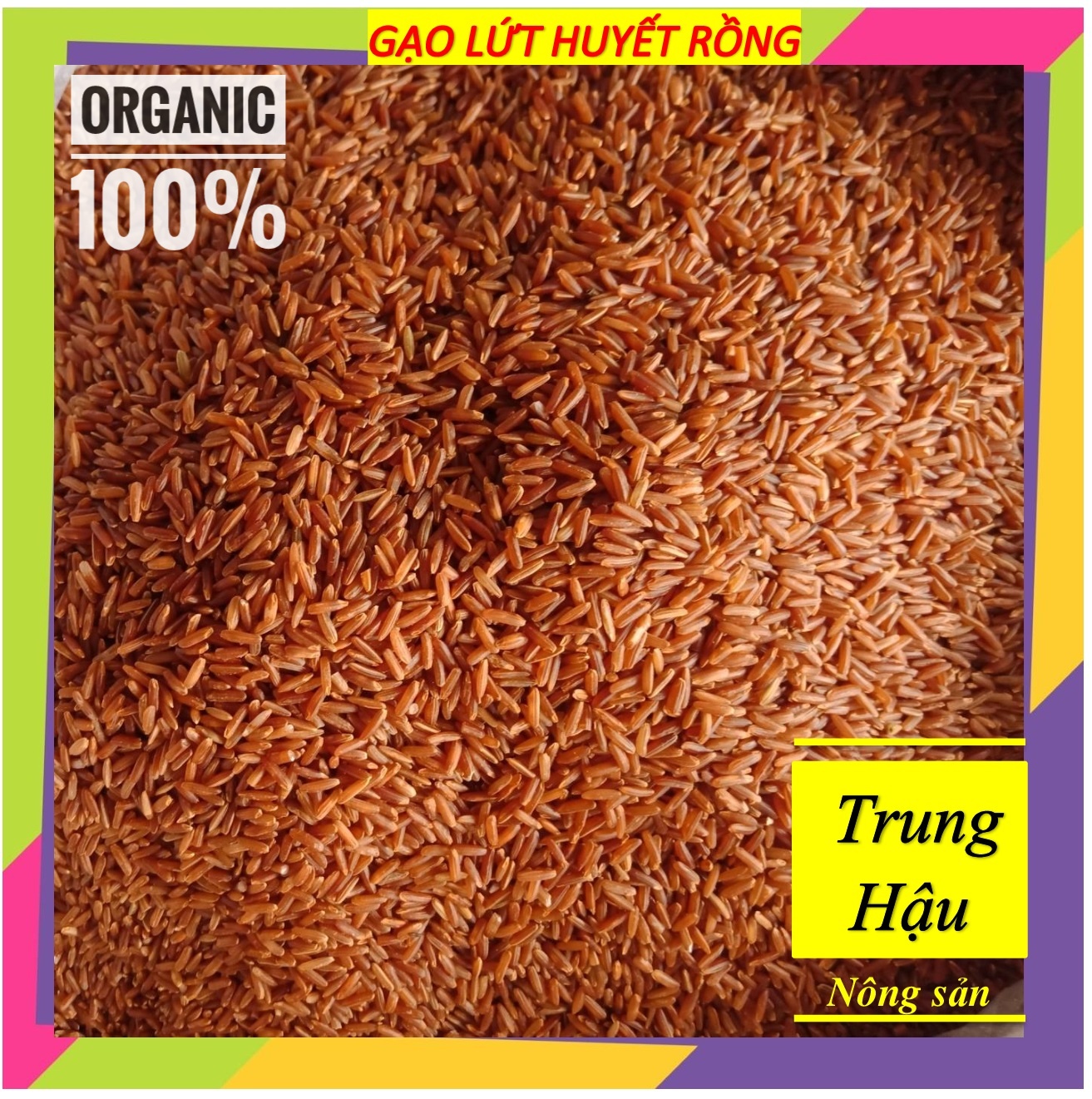 Gạo lứt đỏ-gạo lứt huyết rồng giảm cân