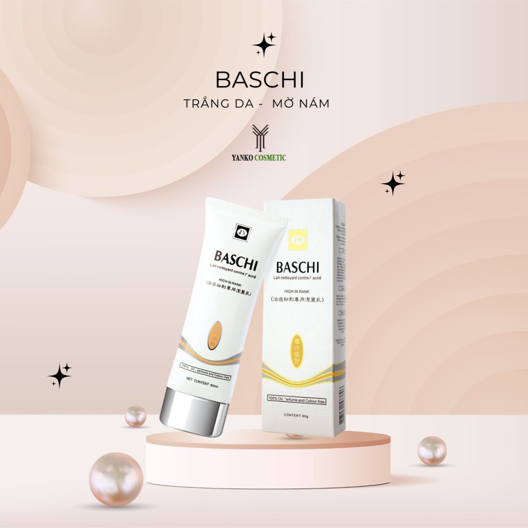 Sữa rửa mặt trắng sạch da Baschi