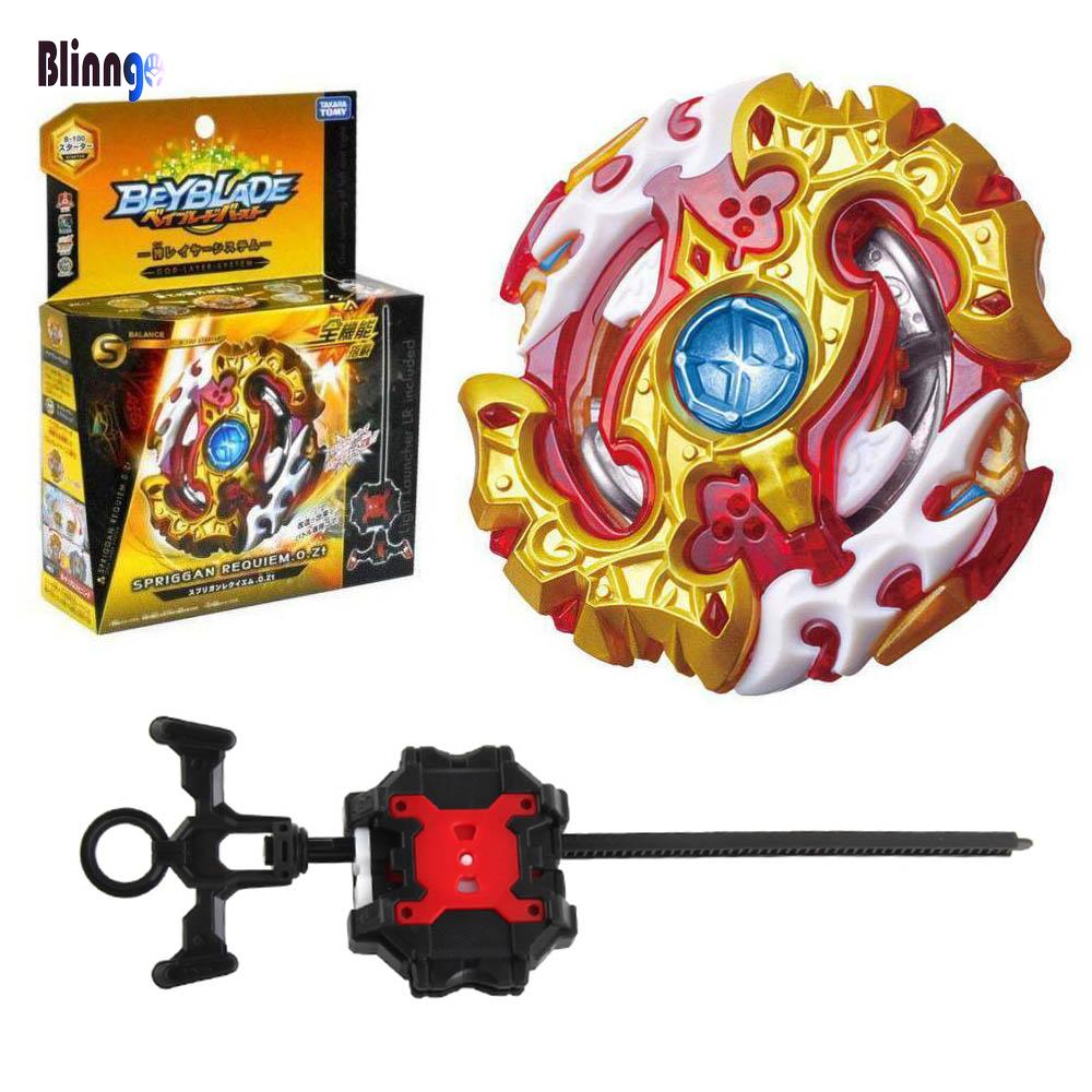 Set con quay đồ chơi Beyblade Burst B-100 có bệ phóng + hộp đựng làm quà cho bé