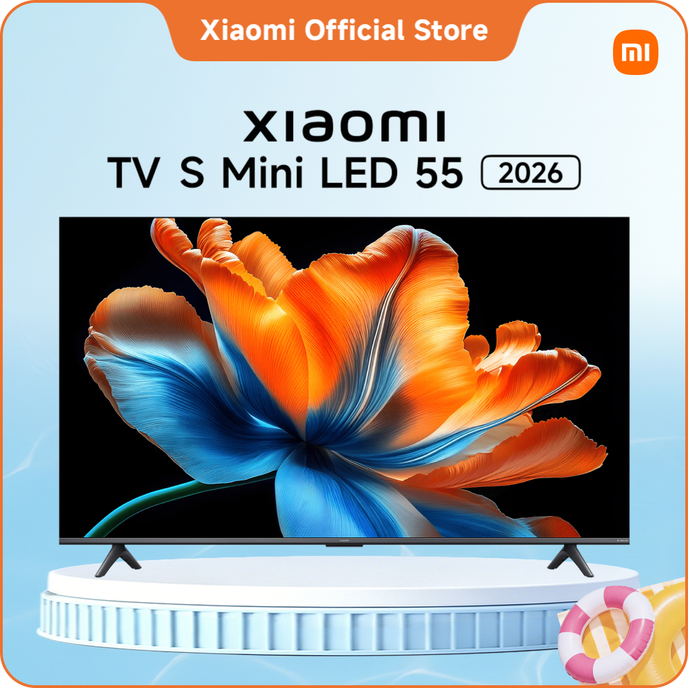 Xiaomi TV S Mini LED 55 2026 | 55 inch QD-Mini LED với 308 vùng cho độ tương phản sâu và chi tiết sống động | Tần số quét gốc 120Hz cho chuyển động siêu mượt | Lên đến 1200nits độ sáng cao nhất cho độ rõ nét ngoạn mục | Trải nghiệm điện ảnh đắm chìm