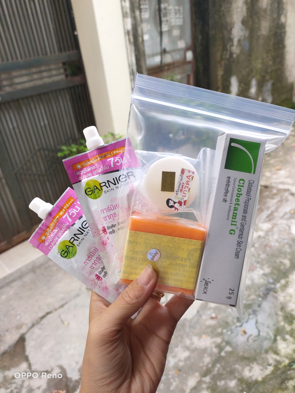 Bộ sp clobetamil g 5 món thái lan