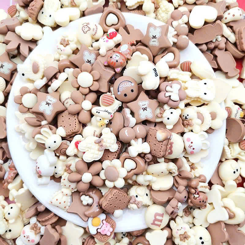 BỘ 10 Charm Sticker Jitbitz gắn dép (Đã có nút gắn dép) - Mẫu giao ngẫu nhiên - 7