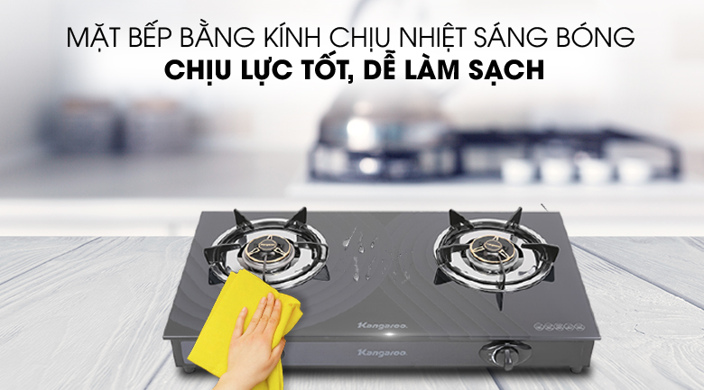 Bếp gas đôi kangaroo kg519m