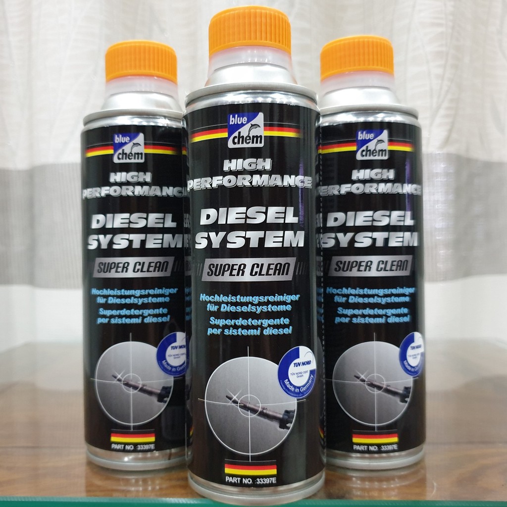 Vệ sinh làm sạch hệ thông nhiên liệu dầu Bluechem Diesel System Super Clean 350ml