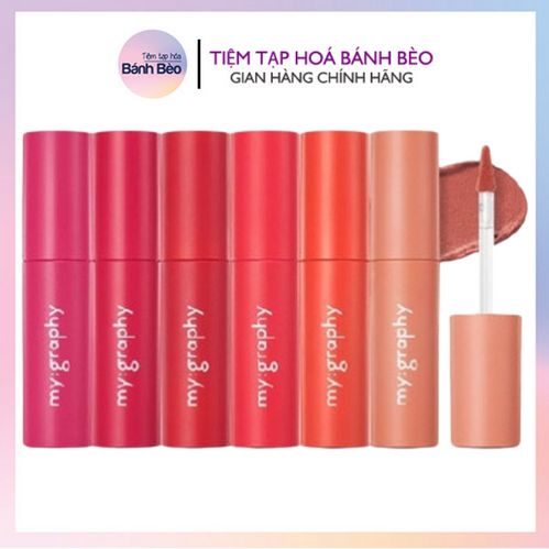 Son kèm lì mịn môi Son lì Scinic my:graphy Matt Blur Tint