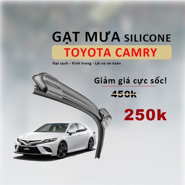 Gạt mưa silicon siêu sạch cho xe toyota camry ht308