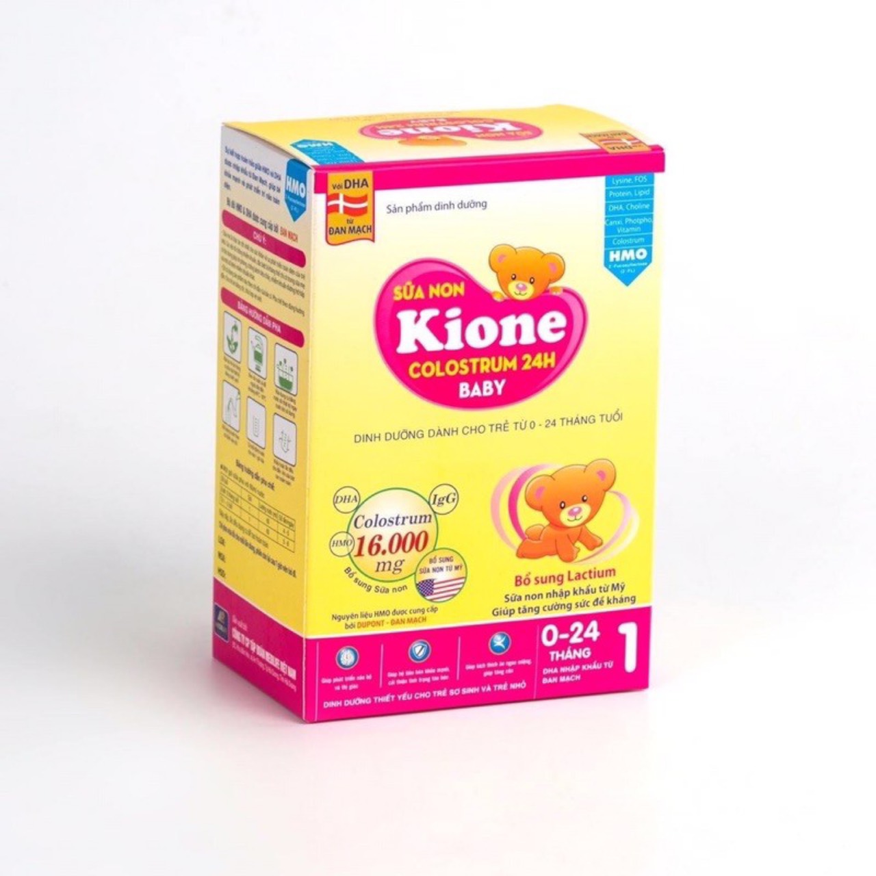 Sữa Non kione colostrum baby dành cho trẻ 0-24 tháng hộp 360g date T2/2024