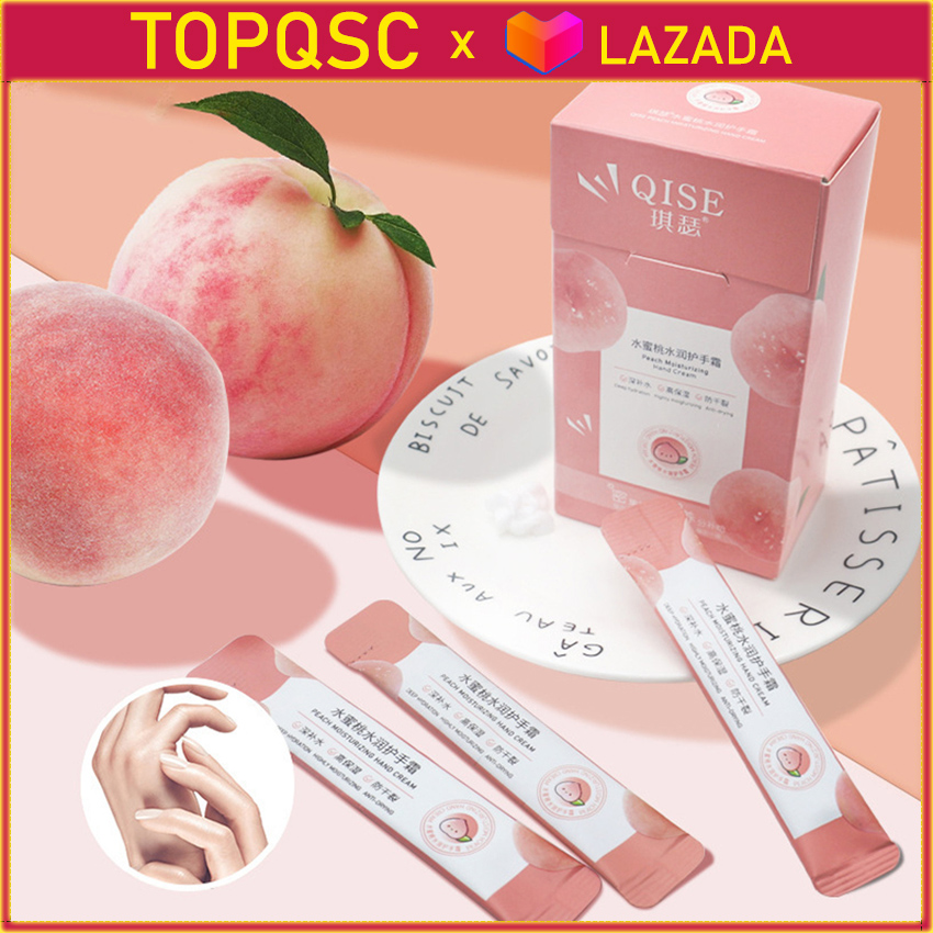 Kem Dưỡng Ẩm Tay Peach Kem Dưỡng Ẩm Mùa Đông Chống Khô Làm Mới Không Dính Chăm Sóc Da Mùa Thu Đông 20 Túi