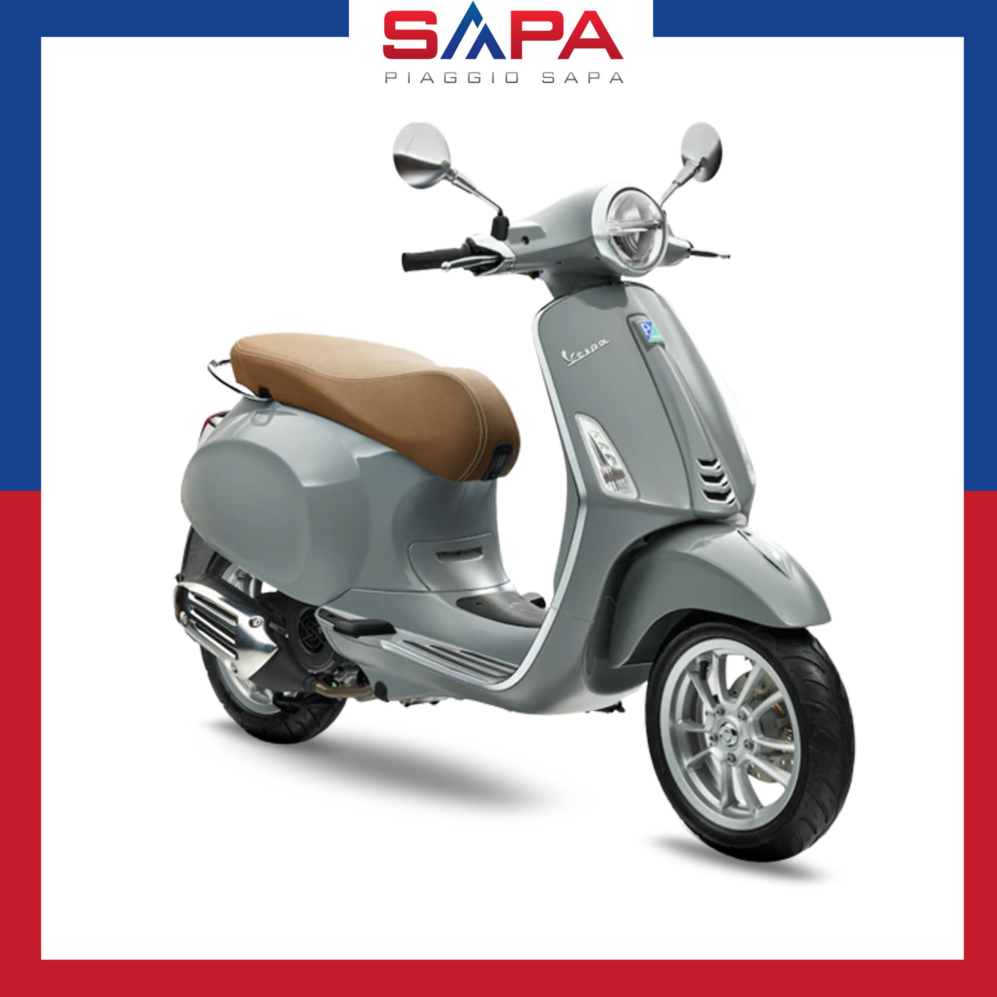 Xe máy vespa primavera led 125 màu xám