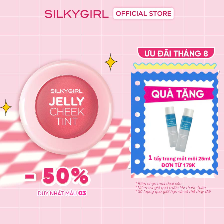 Má Hồng Dạng Thạch Silkygirl Jelly Cheek Tint 3g