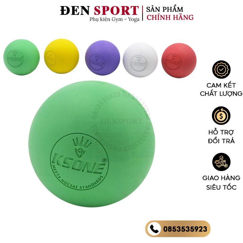 Bóng Cao Su Giãn Cơ Ksone, Bóng Massage Giãn Cơ Trị Liệu Đensport