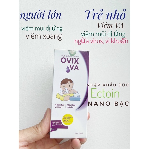 Xịt mũi ovix baby va 20ml