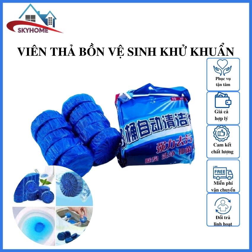 🚽ƯU ĐÃI 🚽Viên tẩy bồn cầu diệt khuẩn khử mùi - Viên thả bồn cầu thế hệ mới tẩy sạch vệ sinh bám bẩn -VTBC