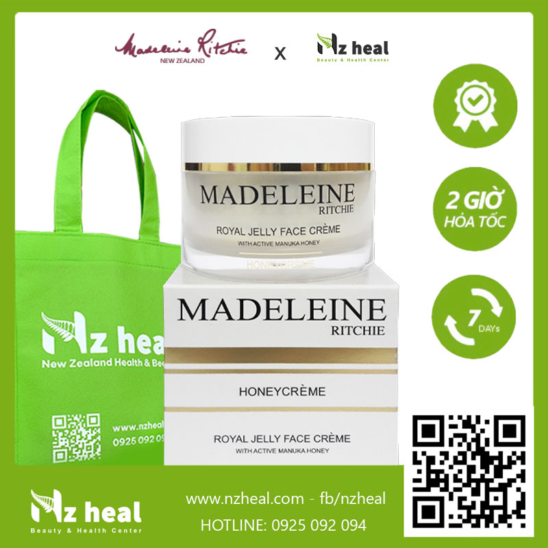 Kem Dưỡng Da Sữa Ong Chúa Madeleine Ritchie Royal Jelly Face Creme 100ml