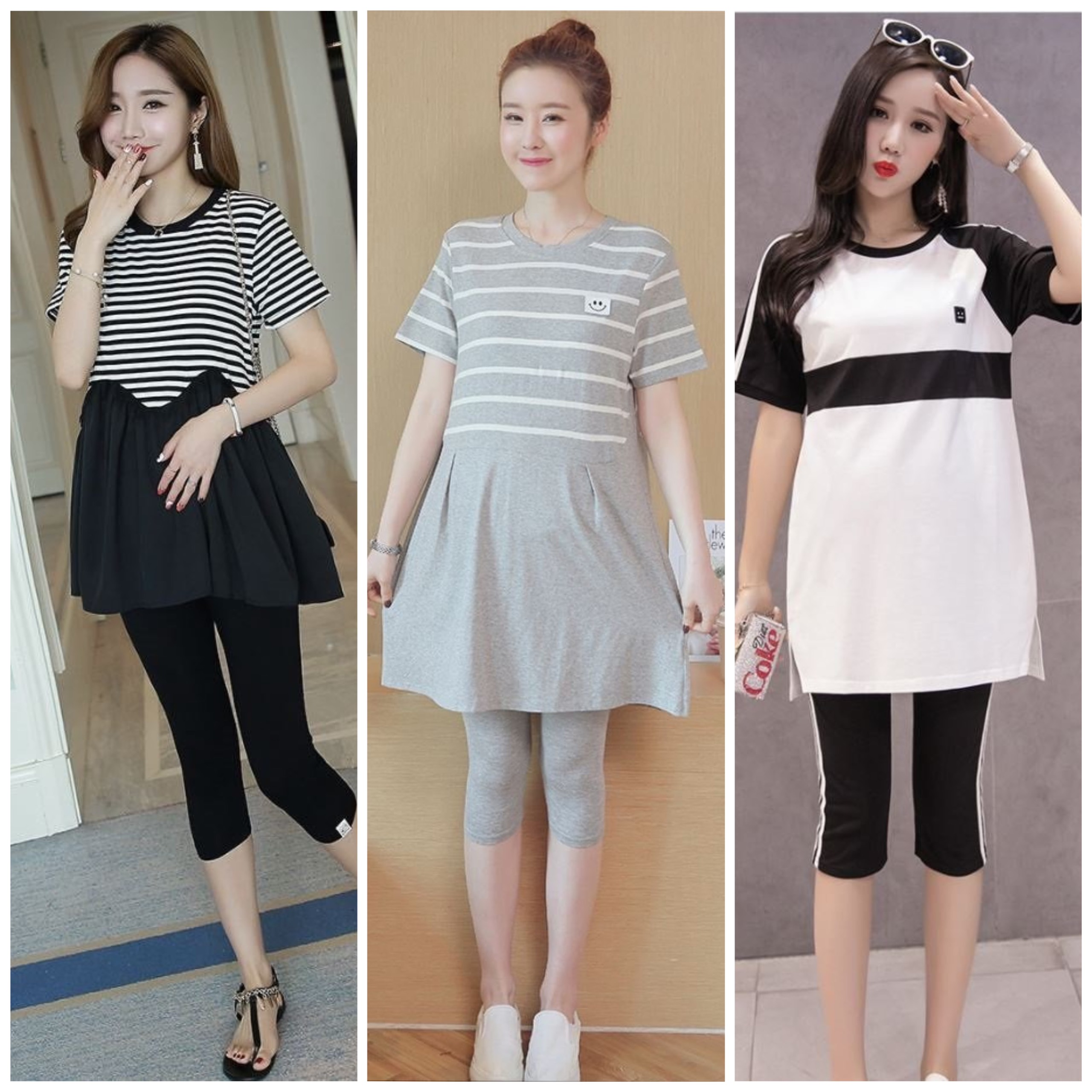 COMBO 3 bộ bầu và sau sinh Bana, set đồ nữ BN150+179+130