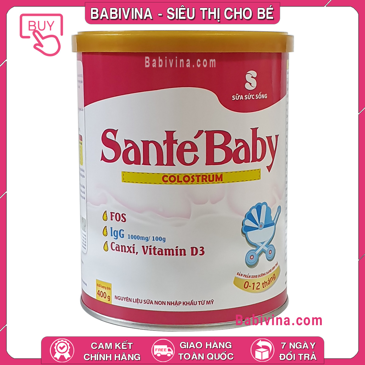 Sữa non sante baby 400g