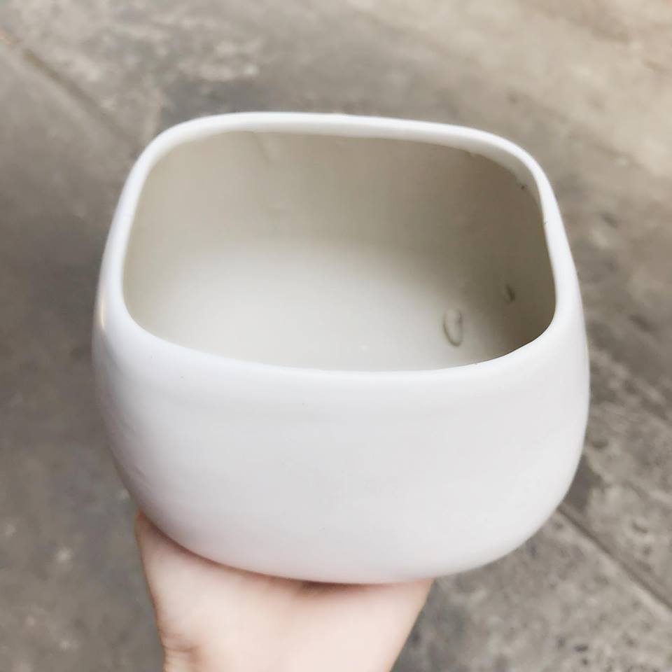 Chậu vẽ theo yêu cầu, chậu men lạnh, Chậu cây mini, Chậu sen đá, Chậu trồng cây, Chậu trang trí văn phòng