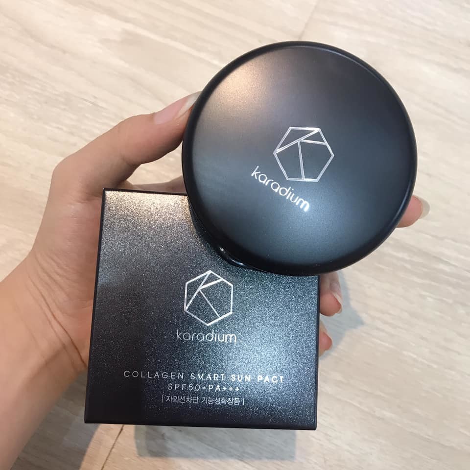 Phấn phủ karadium collagen smart sun pact spf50+ pa+++
