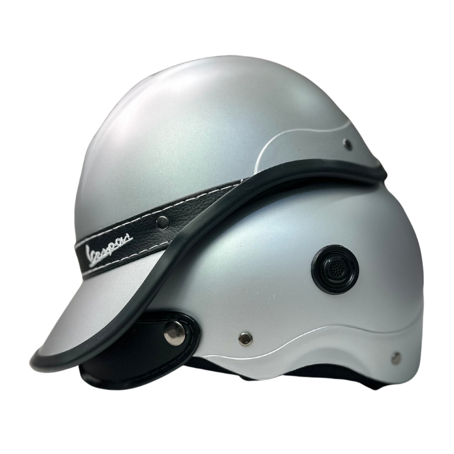 Combo 1 mũ bảo hiểm kết vespa + 1 mũ bảo hiểm nửa đầu nhiều màu