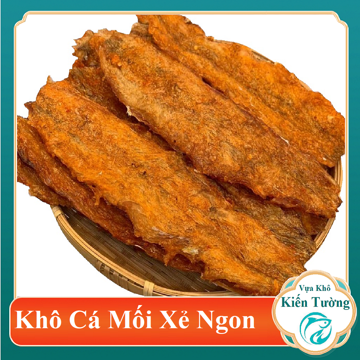 500GR KHÔ CÁ MỐI LÓC XƯƠNG, TẨM ƯỚP GIA VỊ VỪA ĂN, ĐẶC SẢN ĐẤT MŨI- Vựa Khô Kiến Tường