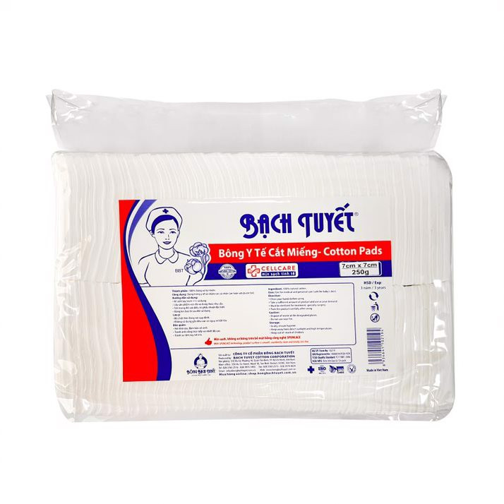 [HCM]BÔNG CẮT 7x7CM - 250G BÔNG BẠCH TUYẾT