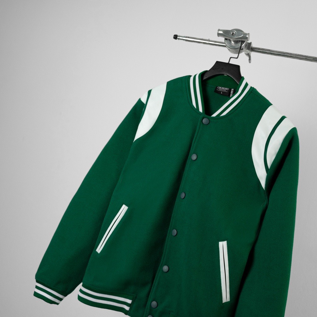 Áo Bomber TEEDDY xanh rêu ❣️ chất liệu: nỉ cotton from dang đẹp hịn