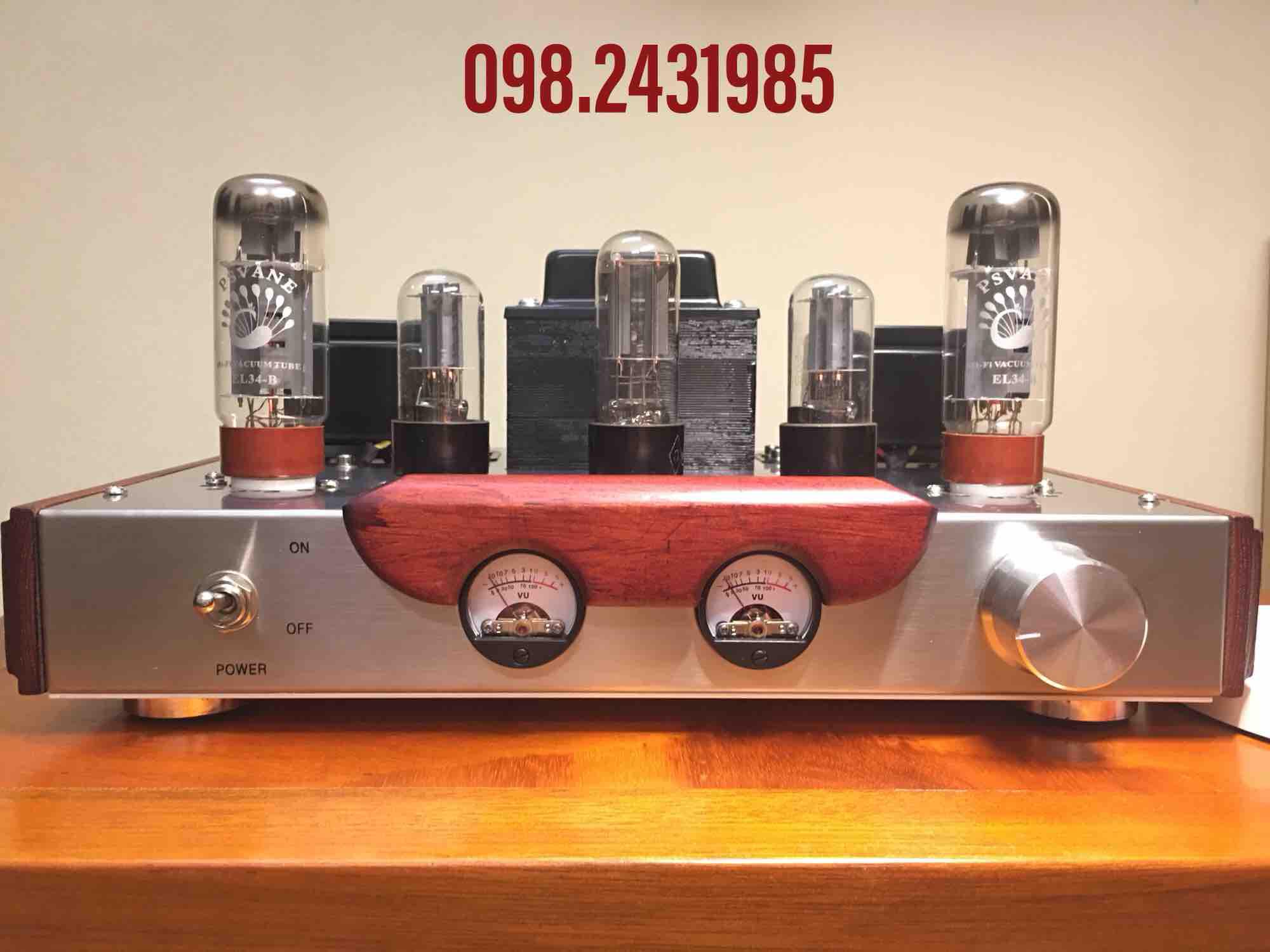 Âm ly đèn El34  mạch single Class A ngọt ngào say đắm