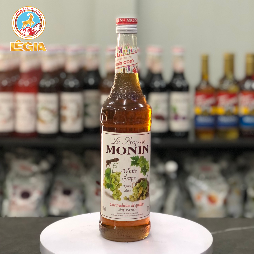 Siro monin nho trắng 700ml - monin white grape syrup