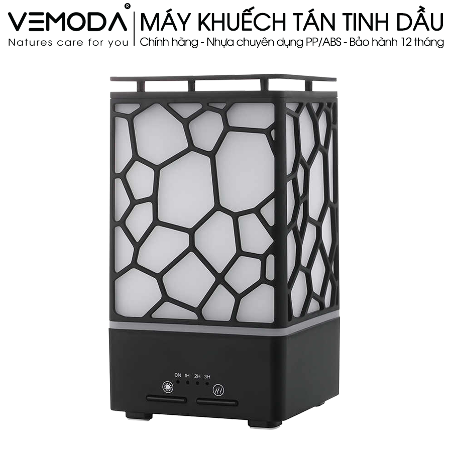 Máy khuếch tán tinh dầu cao cấp VEMODA VKT03 Máy xông tinh dầu thiên nhiên. Máy tỏa hương tinh dầu làm thơm phòng