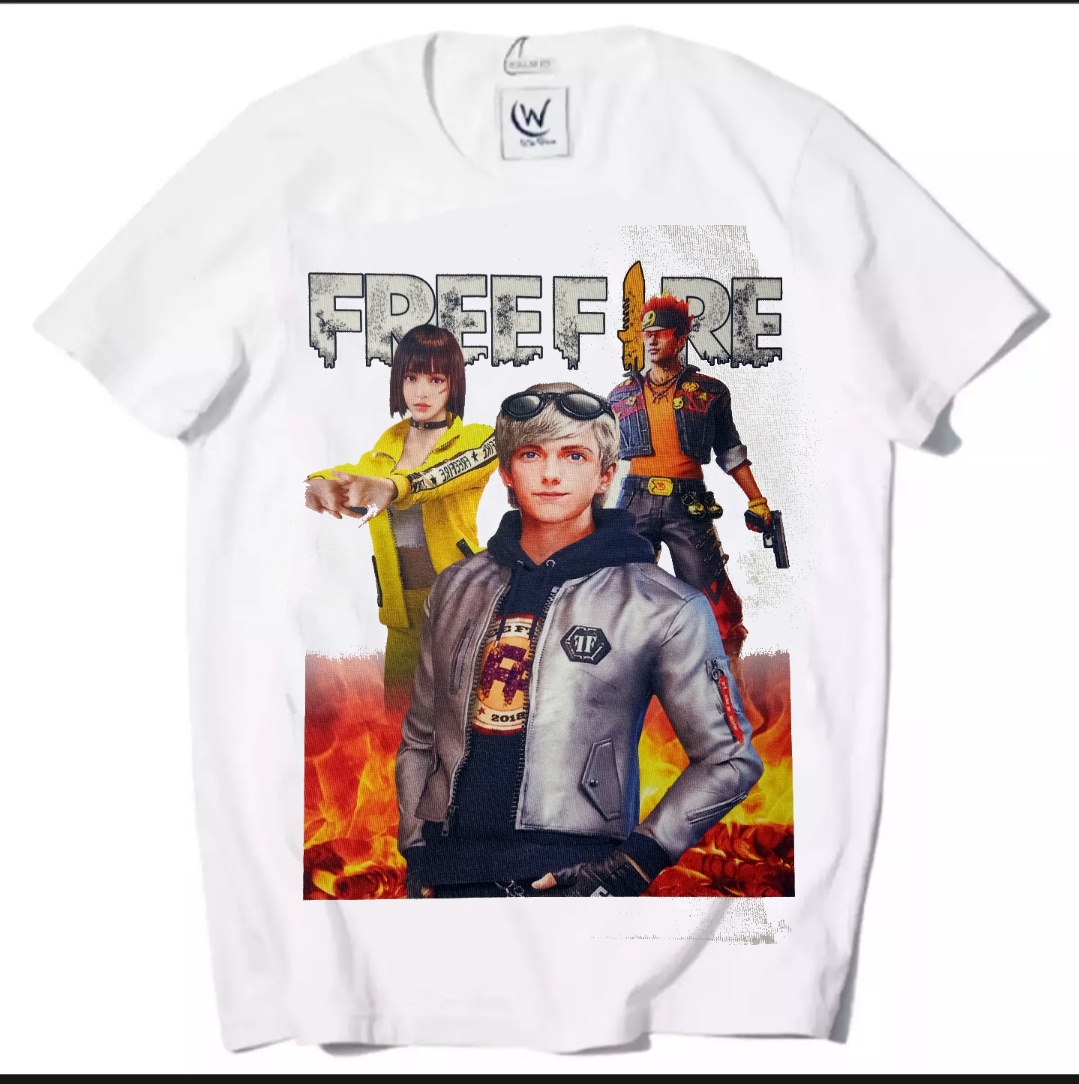 [HCM]áo FREE FIRE inh hình GARENA  thông thoáng thoải mái khi vận động