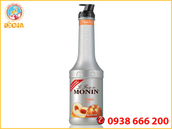 [HCM]MỨT SỆT ĐÀO MONIN 1L - LE FRUIT DE MONIN PEACH