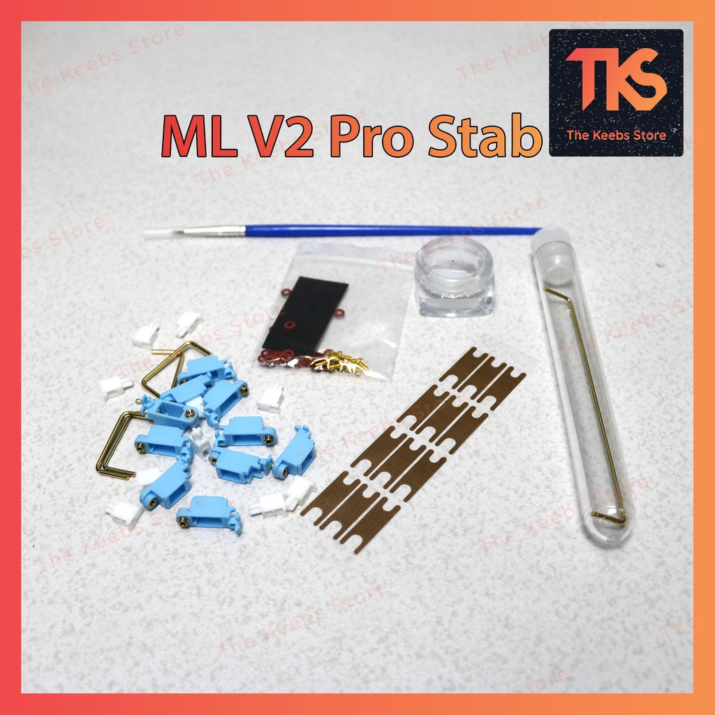 Stab mlv2 pro pcb mount | thanh cân bằng cho bàn phím cơ | tks