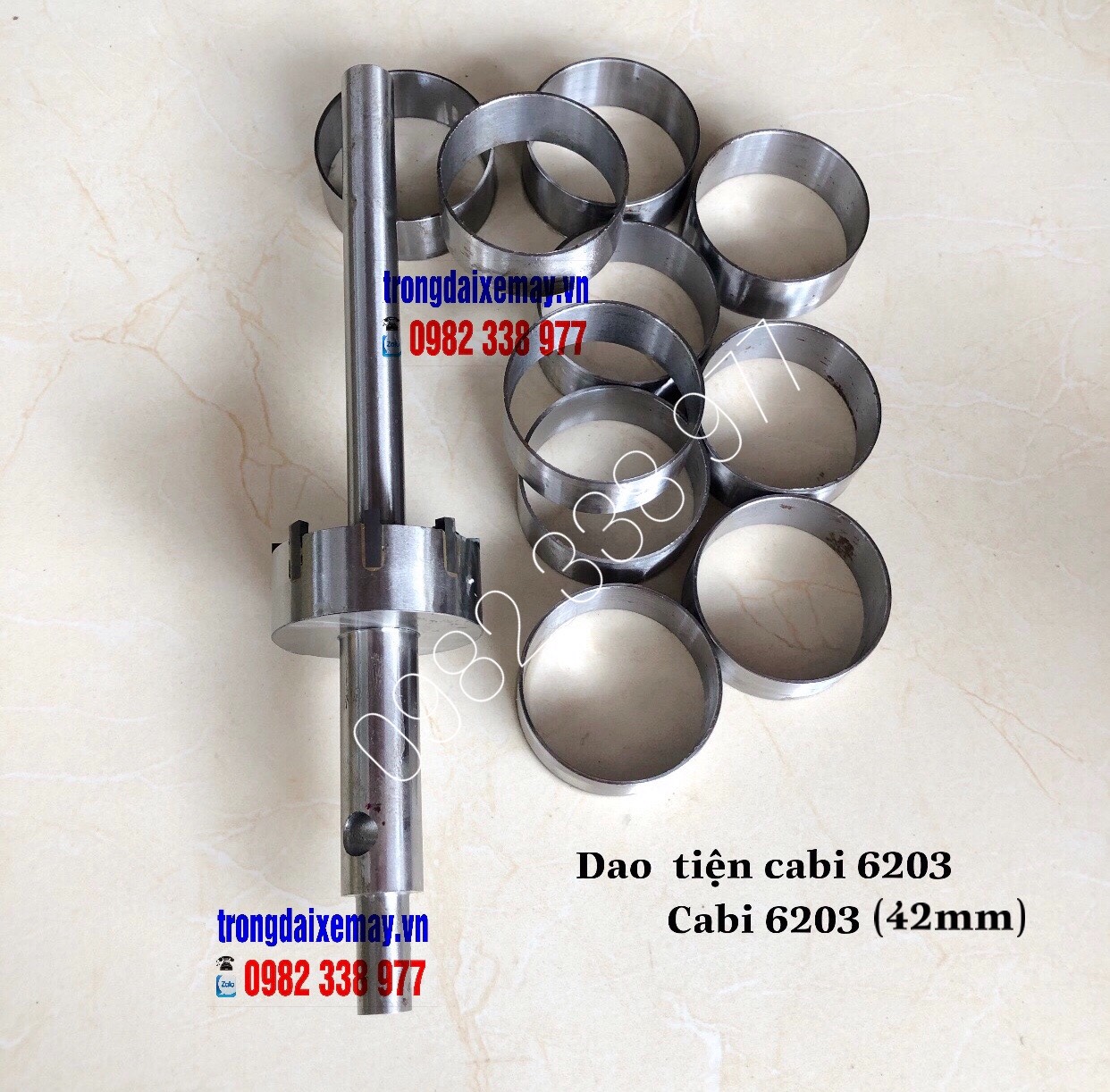 Dao tiện cabi 6203 combo dao 6203 và 10 bạc 6203